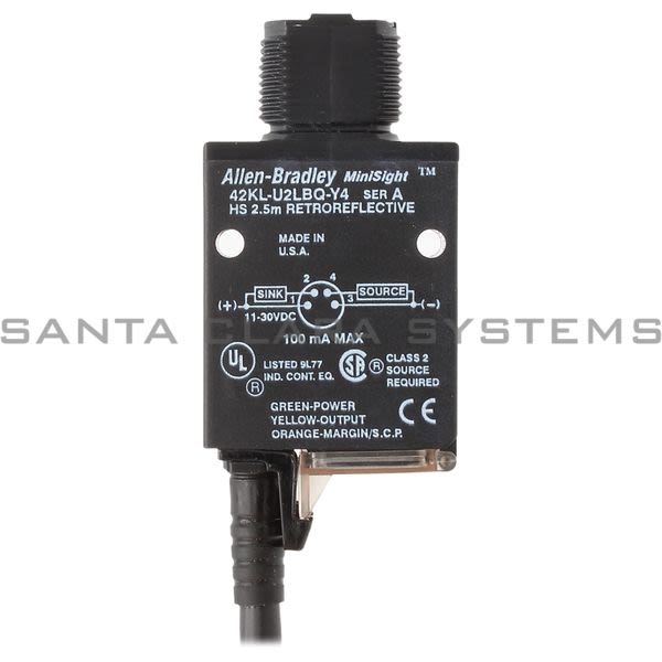 Allen Bradley 42KL-U2LBQ-Y4 PhotoSwitch | Minisight Product Image