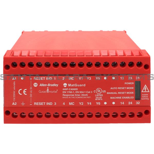 Allen Bradley 440F-C4000D Safety Control | GuardMaster Matguard Product Image