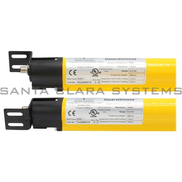 Allen Bradley 440L-P4J0480YD Guardshield Safety Light Curtain Product Image