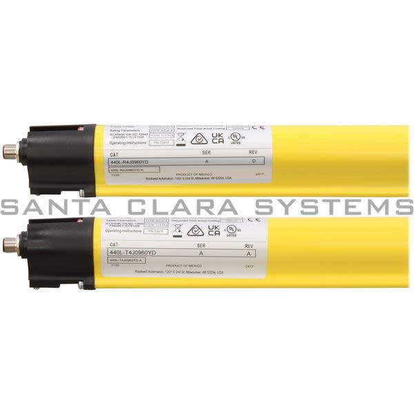 Allen Bradley 440L-P4J0960YD GuardShield Safety Light Curtain Product Image
