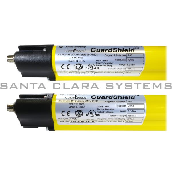 Allen Bradley 440L-P4K1600YD Safety Light Curtain | Guardshield Product Image