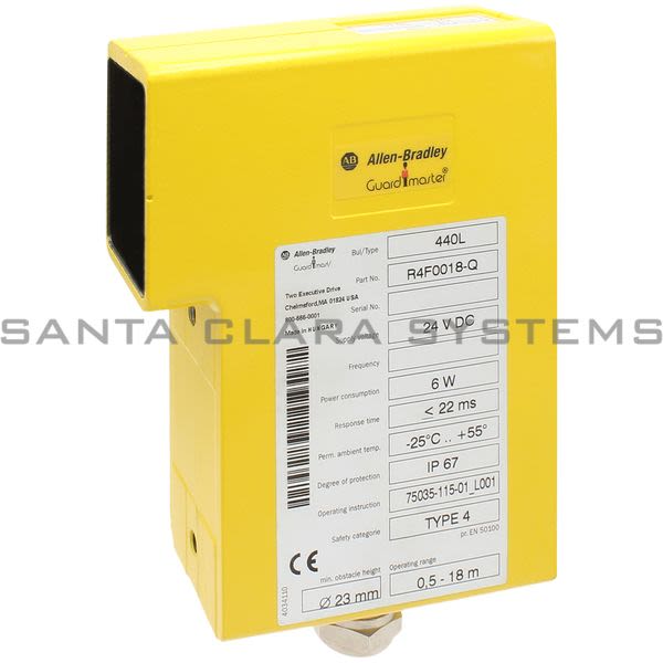 Allen Bradley 440L-R4F0018-Q Safety Light Curtain Receiver Product Image