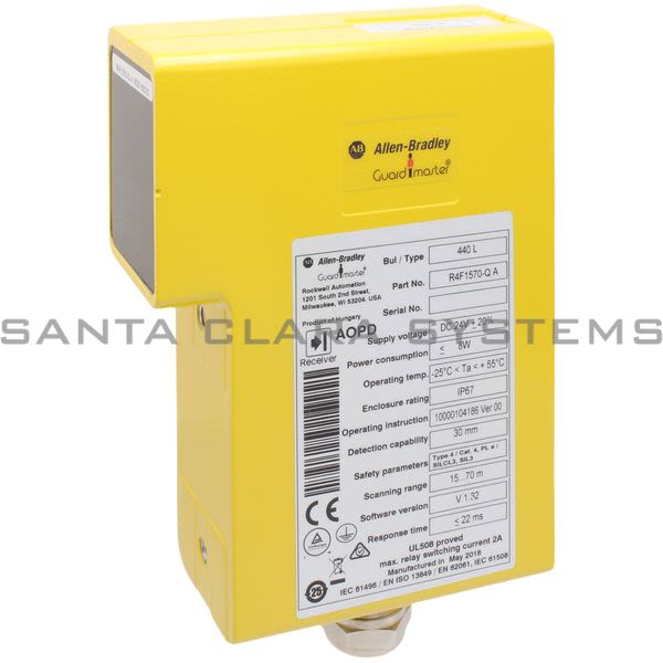 Allen Bradley 440L-R4F1570-Q Single Beam Receiver Product Image