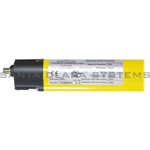 Allen Bradley 440L-T4J0800YD GuardShield Safety Light Curtain | Transmitter Product Image