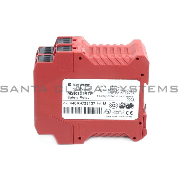 Allen Bradley 440R-C23137 Safety Relay | GuardMaster Minotaur MSR131RTP 115 VAC Product Image