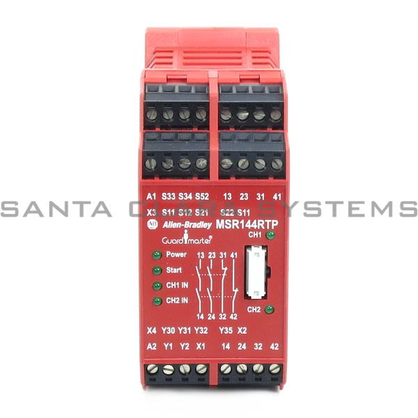 Allen Bradley 440R-C23205 Monitoring Safety Relay | MSR144RTP 24V DC Product Image
