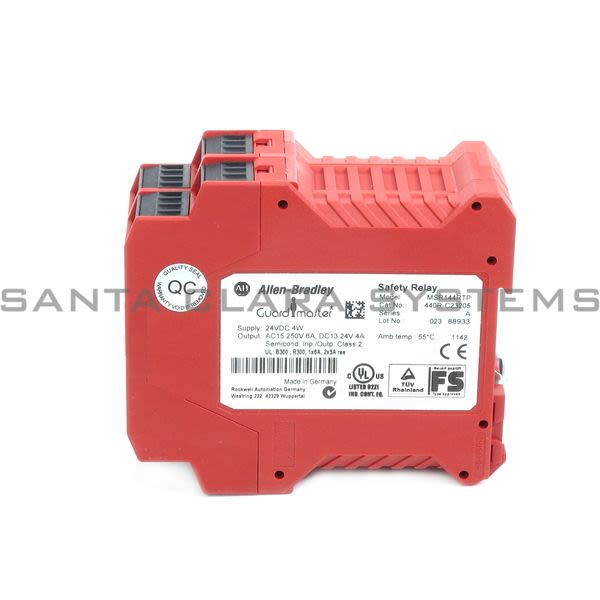 Allen Bradley 440R-C23205 Monitoring Safety Relay | MSR144RTP 24V DC Product Image