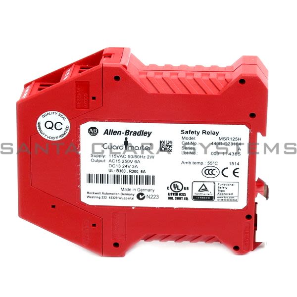 Allen Bradley 440R-D23164 Safety Relay | GuardMaster MSR125H Product Image