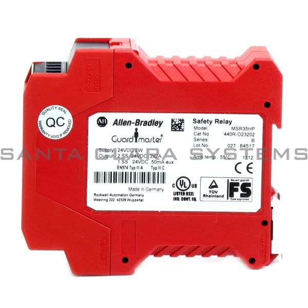 Allen Bradley 440R-D23202 Safety Relay Product Image