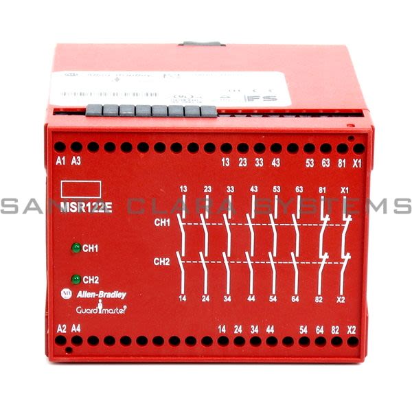 Allen Bradley 440R-E21357 Monitoring Safety Relay | GuardMaster MSR122E Product Image