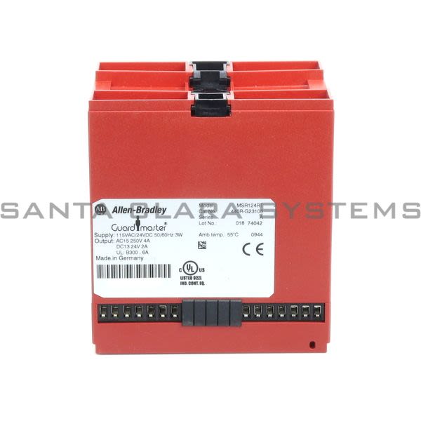 Allen Bradley 440R-G23108 Monitoring Safety Relay | MSR124RT Product Image