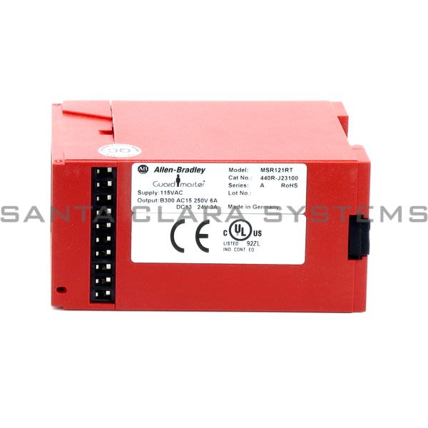Allen Bradley 440R-J23100 Safety Relay | Minotaur MSR121RT 115V AC Product Image