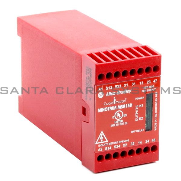 Allen Bradley 440R-M23048 Safety Relay | GuardMaster Minotaur MSR15DT 24V AC/DC Product Image