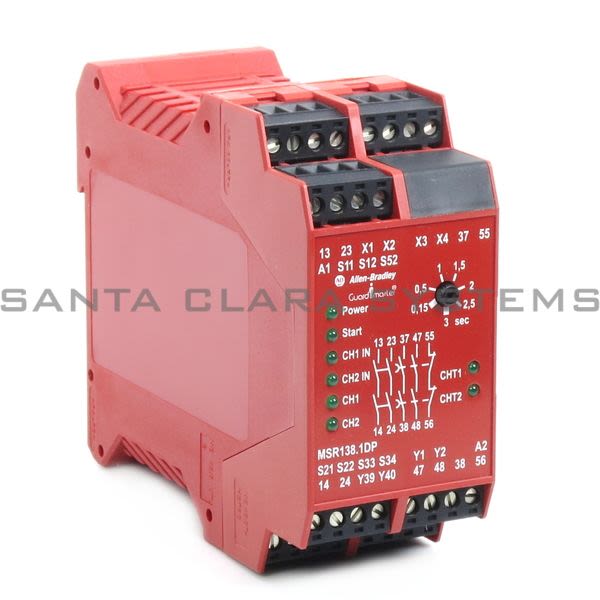 Allen Bradley 440R-M23084 Monitoring Safety Relay | GuardMaster MSR138 24V Product Image