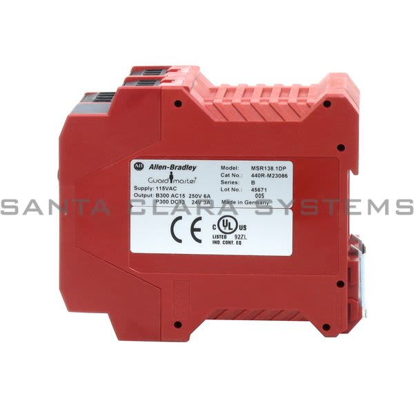 Allen Bradley 440R-M23086 Monitoring Safety Relay | GuardMaster MSR138 24V Product Image