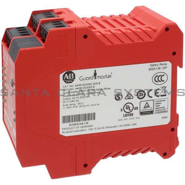 Allen Bradley 440R-M23092 Safety Relay | GuardMaster MSR138 Product Image