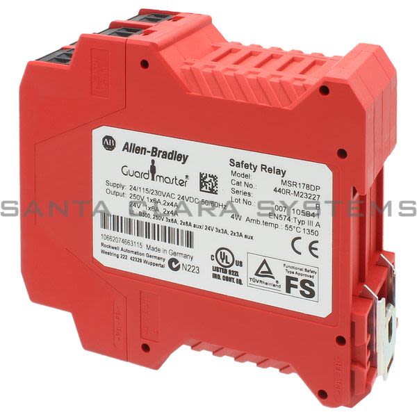 440RM23227 Allen Bradley Monitoring Safety Relay Santa Clara Systems