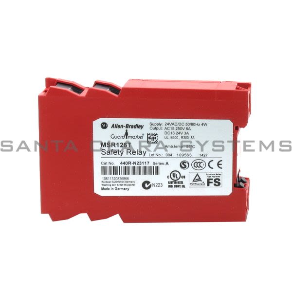 Allen Bradley 440R-N23117 Safety Relay | MSR126T 24V Product Image