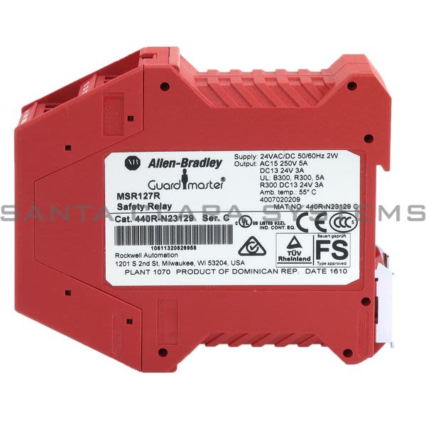 Allen Bradley 440R-N23129 Safety Relay | Minotaur MSR127RP Product Image