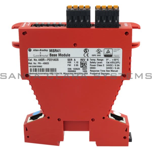 Allen Bradley 440R-P221AGS Safety Relay | GuardMaster MSR41 On/Off Product Image