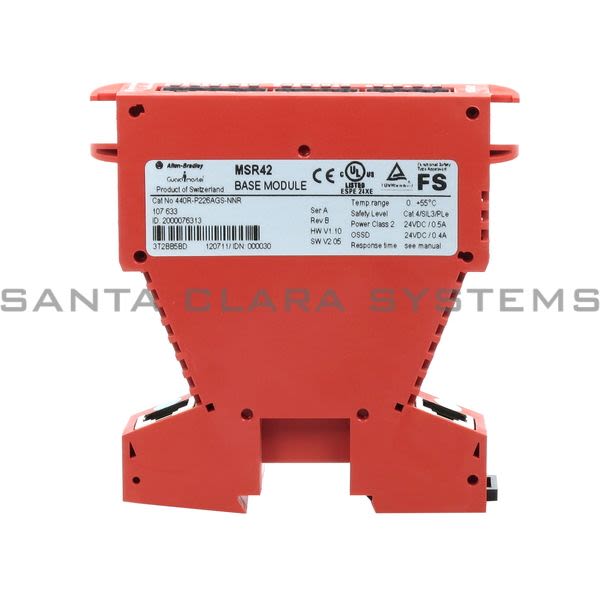Allen Bradley 440R-P226AGS-NNR Safety Relay | GuardMaster Safec IS3-2P MSR42 Product Image