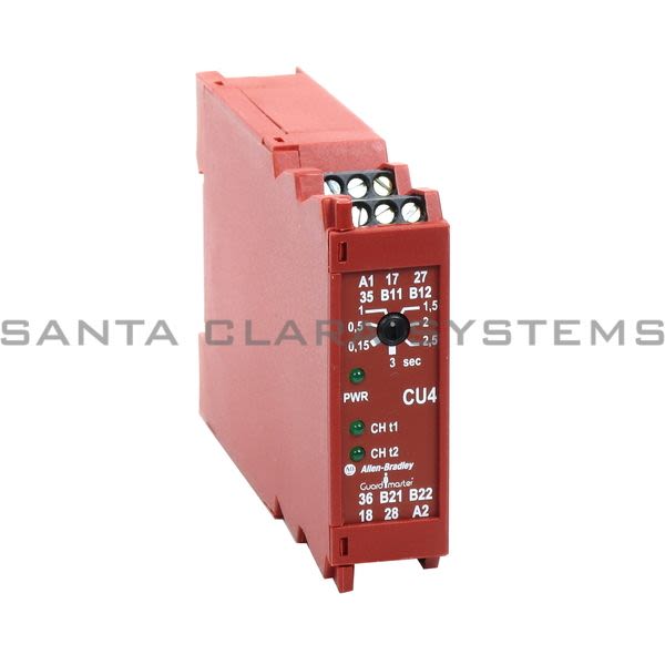 Allen Bradley 440R-S23173 Safety Relay | GuardMaster CU4 24V AC/DC Product Image
