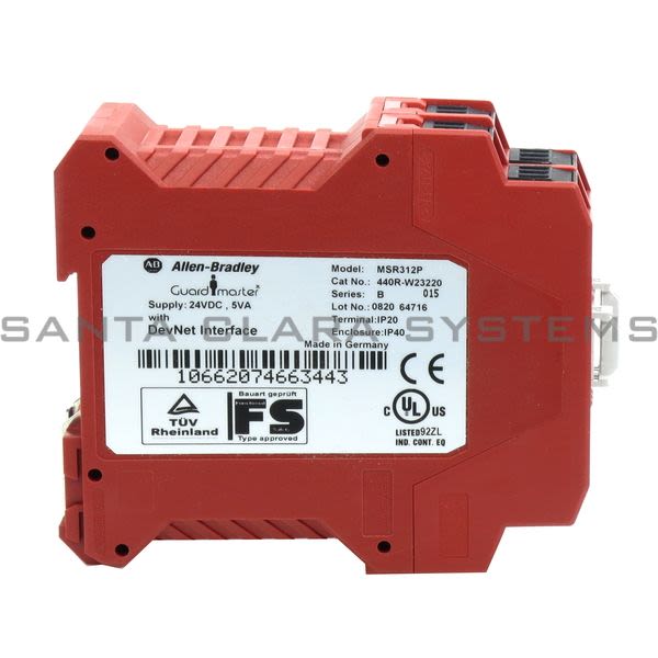 Allen Bradley 440R-W23220 Safety Relay Base Product Image