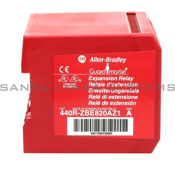 Allen Bradley 440R-ZBE820AZ1 Safety Relay | GuardMaster Minotaur MSR19E Product Image