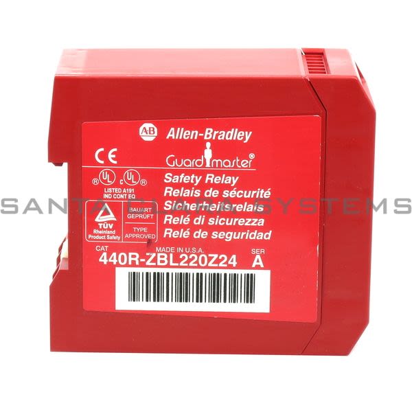 440RZBL220Z24 Allen Bradley Safety Relay GuardMaster 24VDC Santa