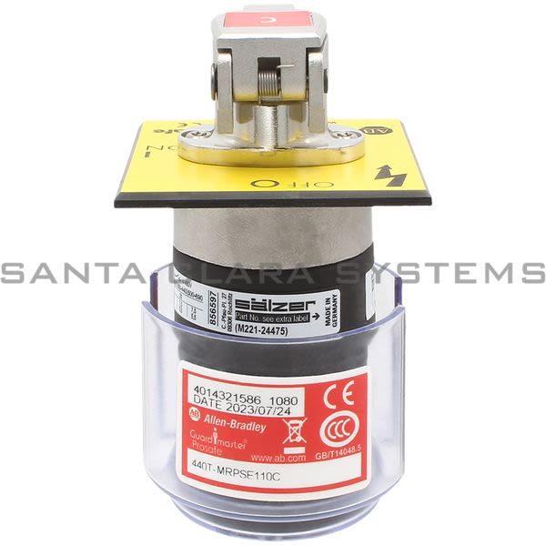 Allen Bradley 440T-MRPSE110C Single Key Rotary Switch Product Image
