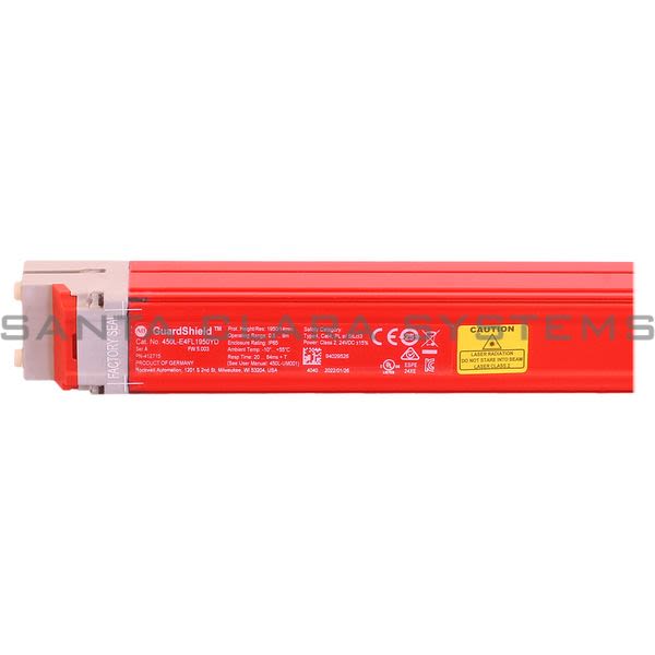 Allen Bradley 450L-E4FL1950YD Enhanced Safety Light Curtain Product Image