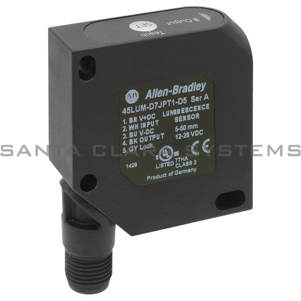Allen Bradley 45LUM-D7JPT1-D5 Luminescence Photoelectric Sensor Product Image