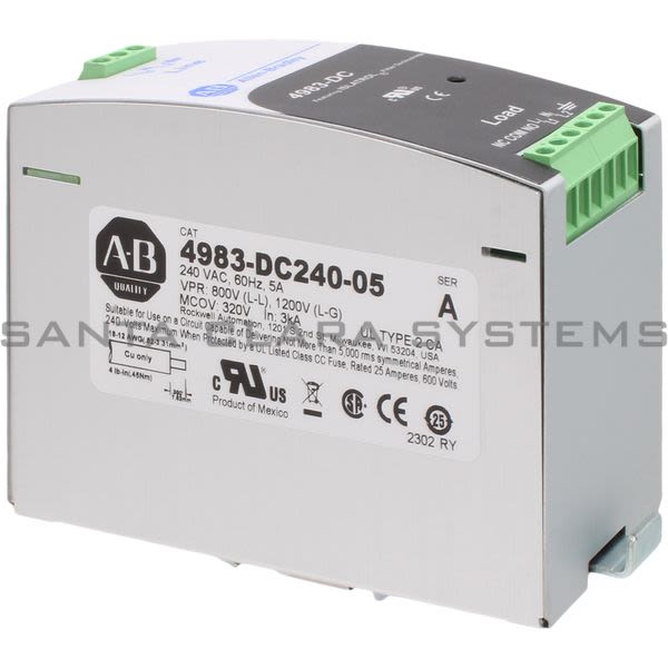 Allen Bradley 4983-DC240-05 Surge and Filter Protector Product Image