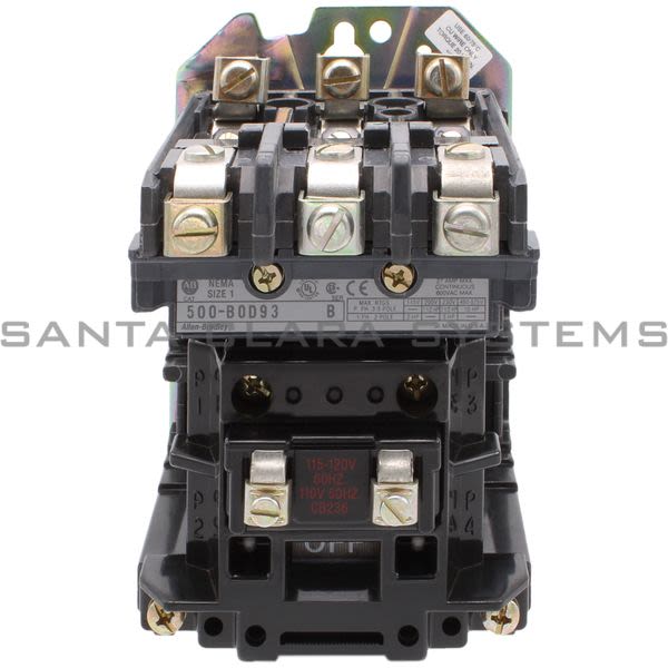 Allen Bradley 500-BOD93  Contactor Product Image