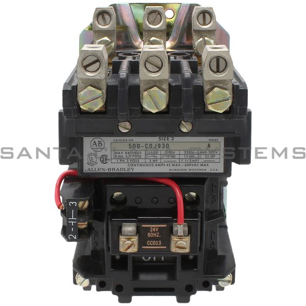 Allen Bradley 500-COJ930 Contactor Product Image