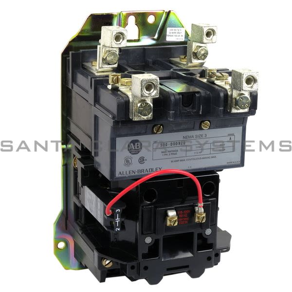 Allen Bradley 500-DOD920  Contactor | 3-Pole Size-3 Product Image