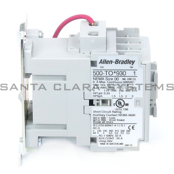 Allen Bradley 500-TOD930  Contactor Product Image