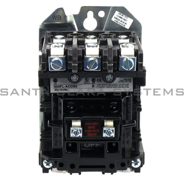 Allen Bradley 500FL-AOD93 Lighting Contactor Product Image
