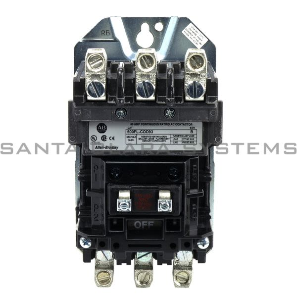 Allen Bradley 500FL-COD93 Lighting Contactor Product Image