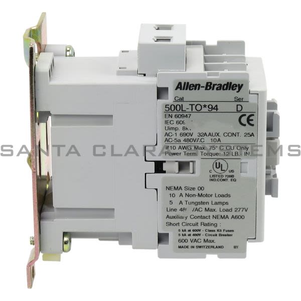 Allen Bradley 500L-TOD94 AC Contactor Product Image