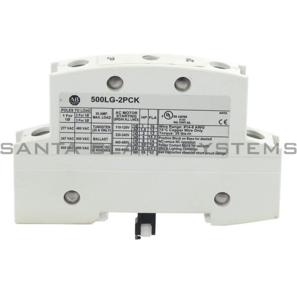 Allen Bradley 500LG-2PCK Control Product Image
