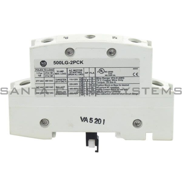 Allen Bradley 500LG-2PCK Control Product Image