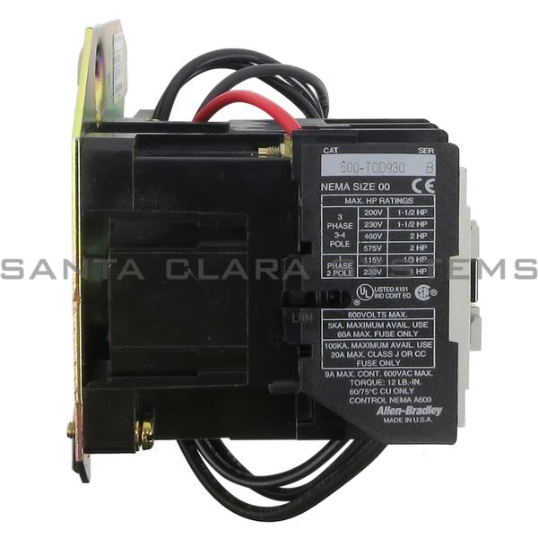 Allen Bradley 509-TOD-A2E Starter Product Image