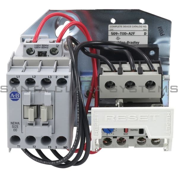 Allen Bradley 509-TOD-A2F Full Voltage Starter W/ Manual Reset Product Image