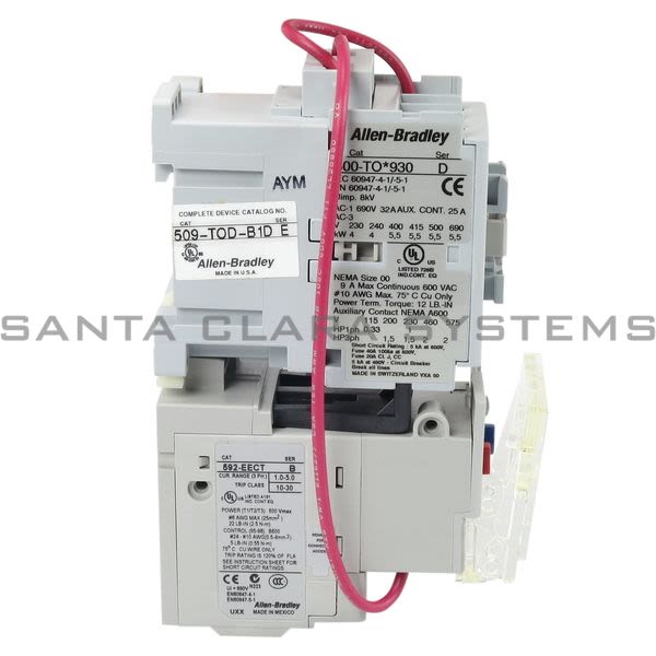 Allen Bradley 509-TOD-B1D Starter Product Image