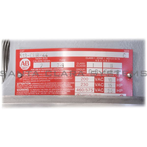 Allen Bradley 513-CUB-44 Combination Starter Product Image