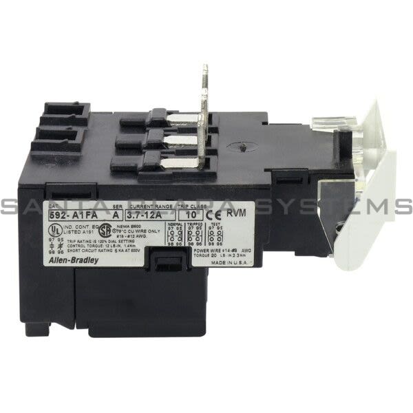 Allen Bradley 592-A1FA  Overload Relay Product Image