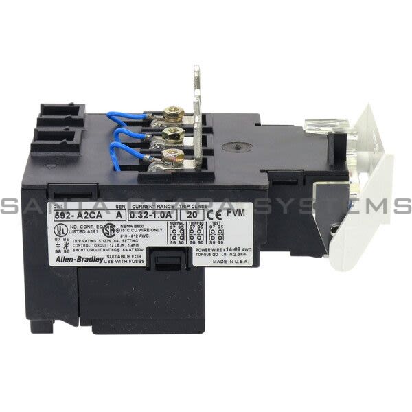 Allen Bradley 592-A2CA Overload Relay Product Image