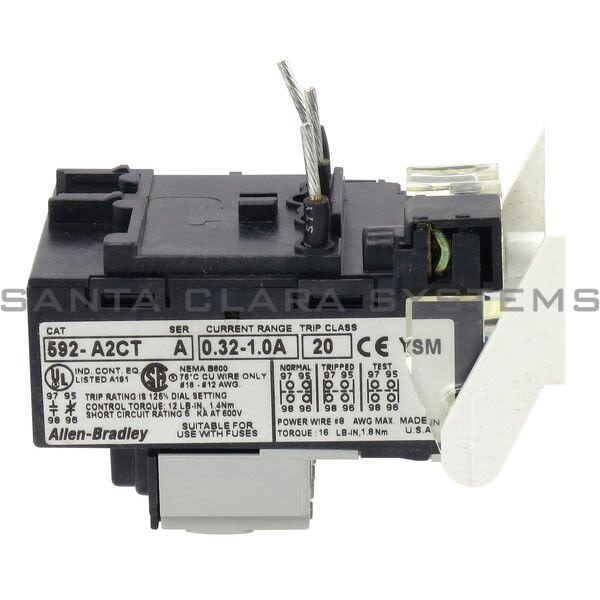 Allen Bradley 592-A2CT  Overload Relay Product Image