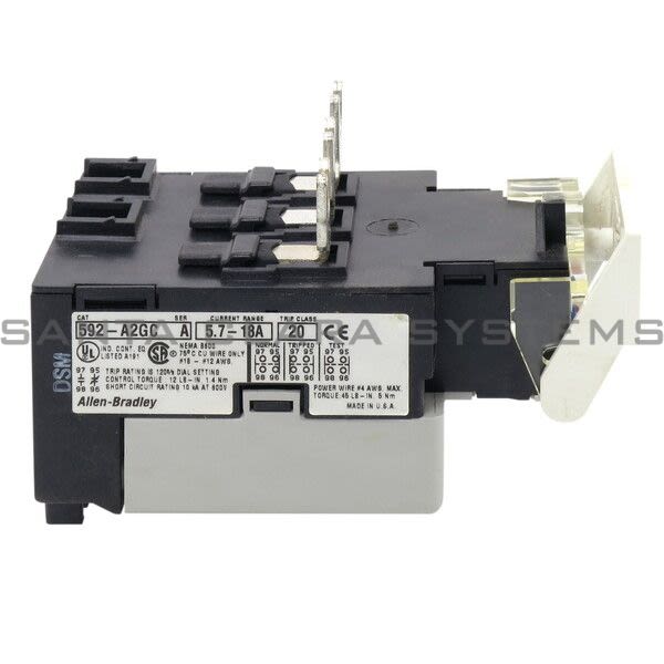Allen Bradley 592-A2GC  Overload Relay Product Image